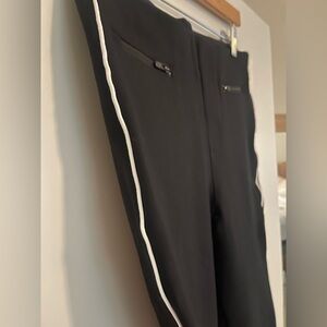 SPANX Black Skinny Pants with White Accents